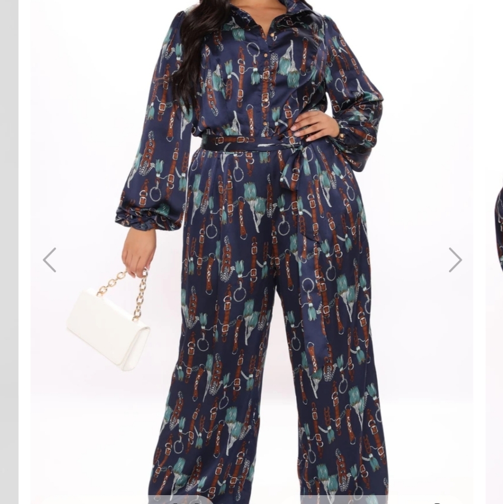 The Entertainer Satin Jump suit